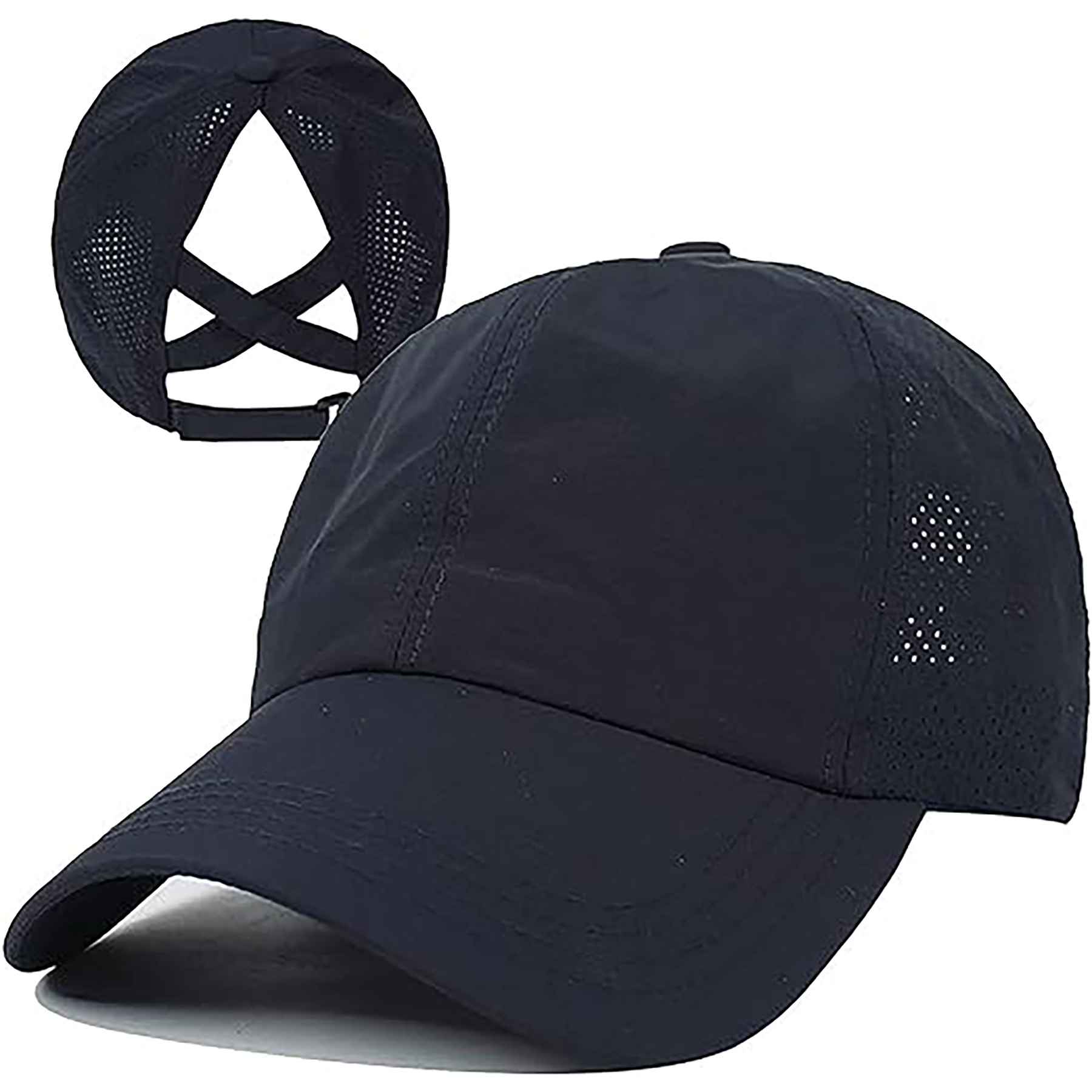 Criss Cross Ponytail Baseball Cap 6
