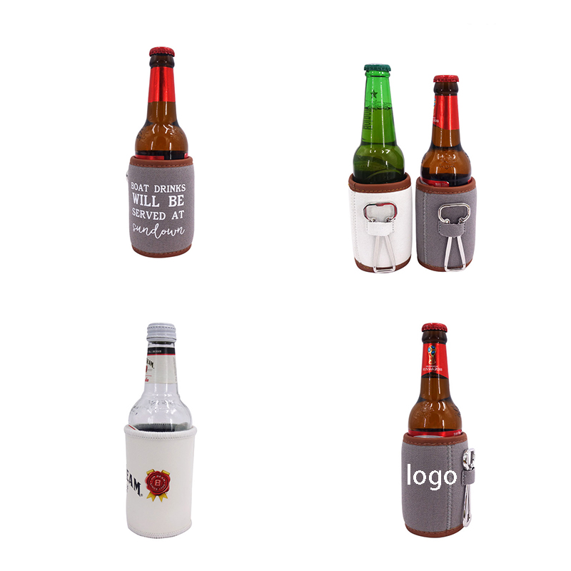 Can Cooler Bottle Opener, custom koozie with logo imprint 3