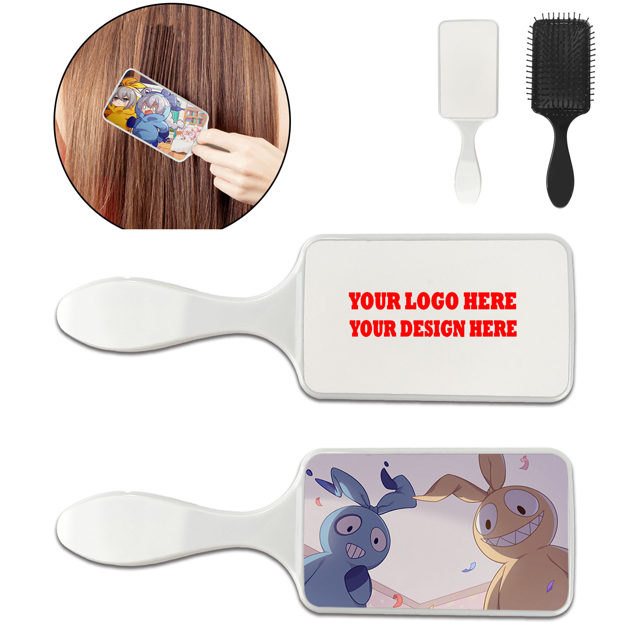 Hair Brush Vented Wet Dry Detangling Styling Comb 1