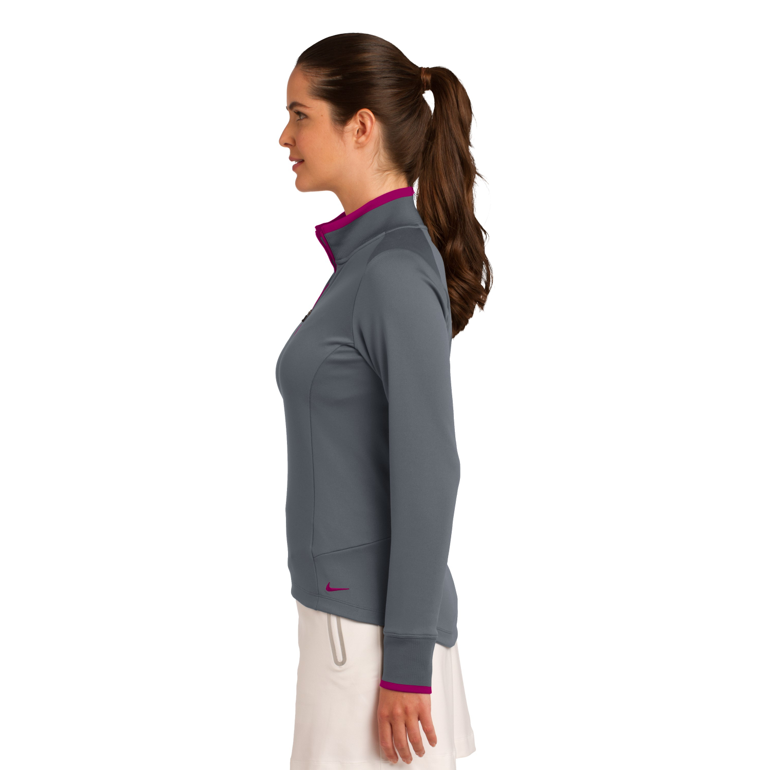 Nike Dry Element 1/2-Zip Cover-Up w/ Screen Print 5.5 oz. 4