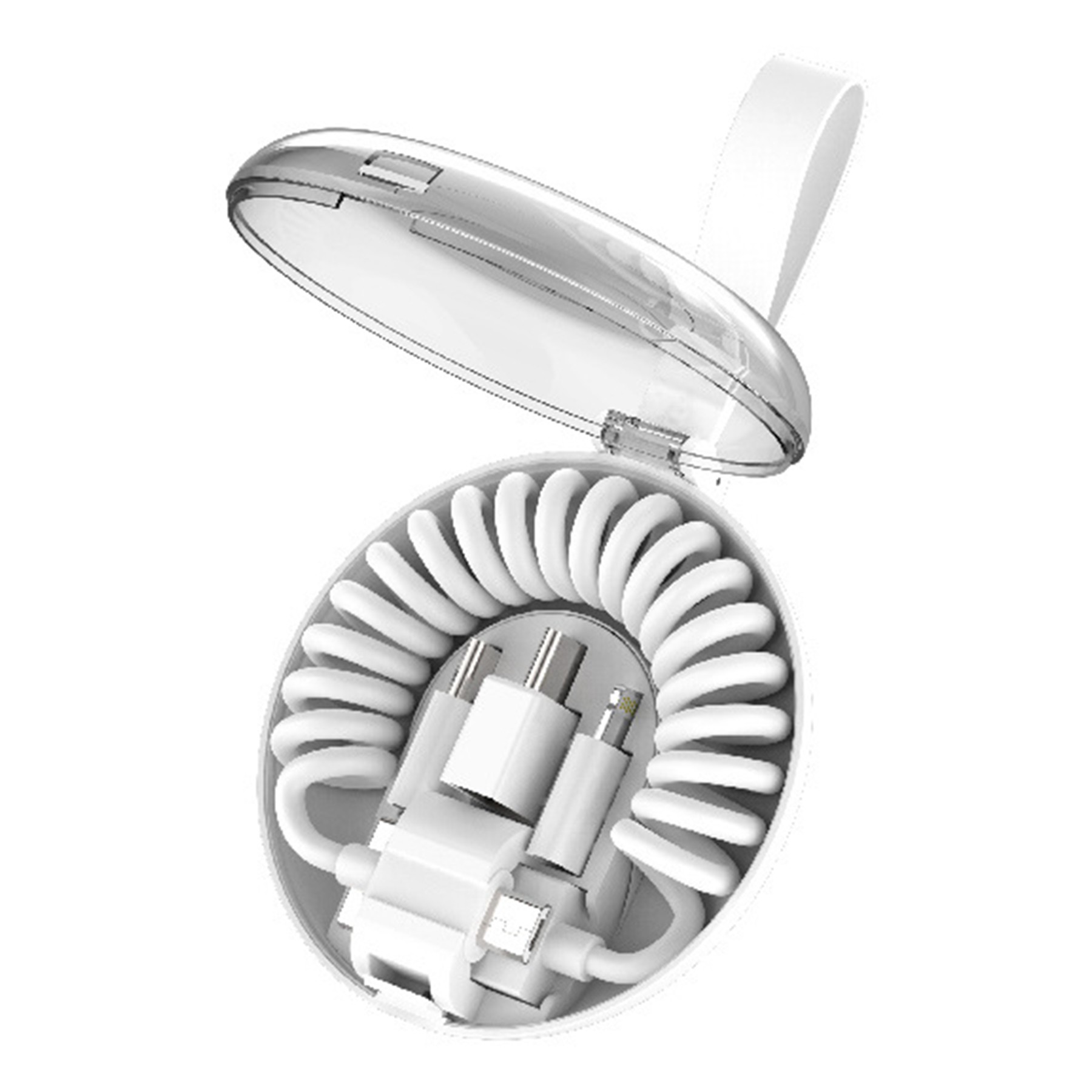 Three-In-One Spring Charging Cable 6