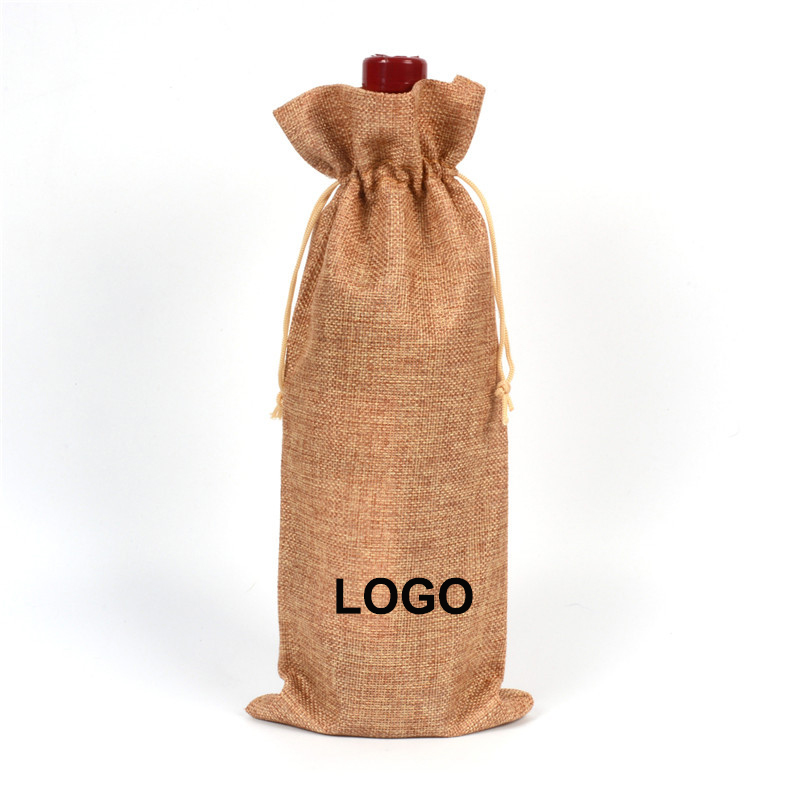Wine Burlap Bags 5