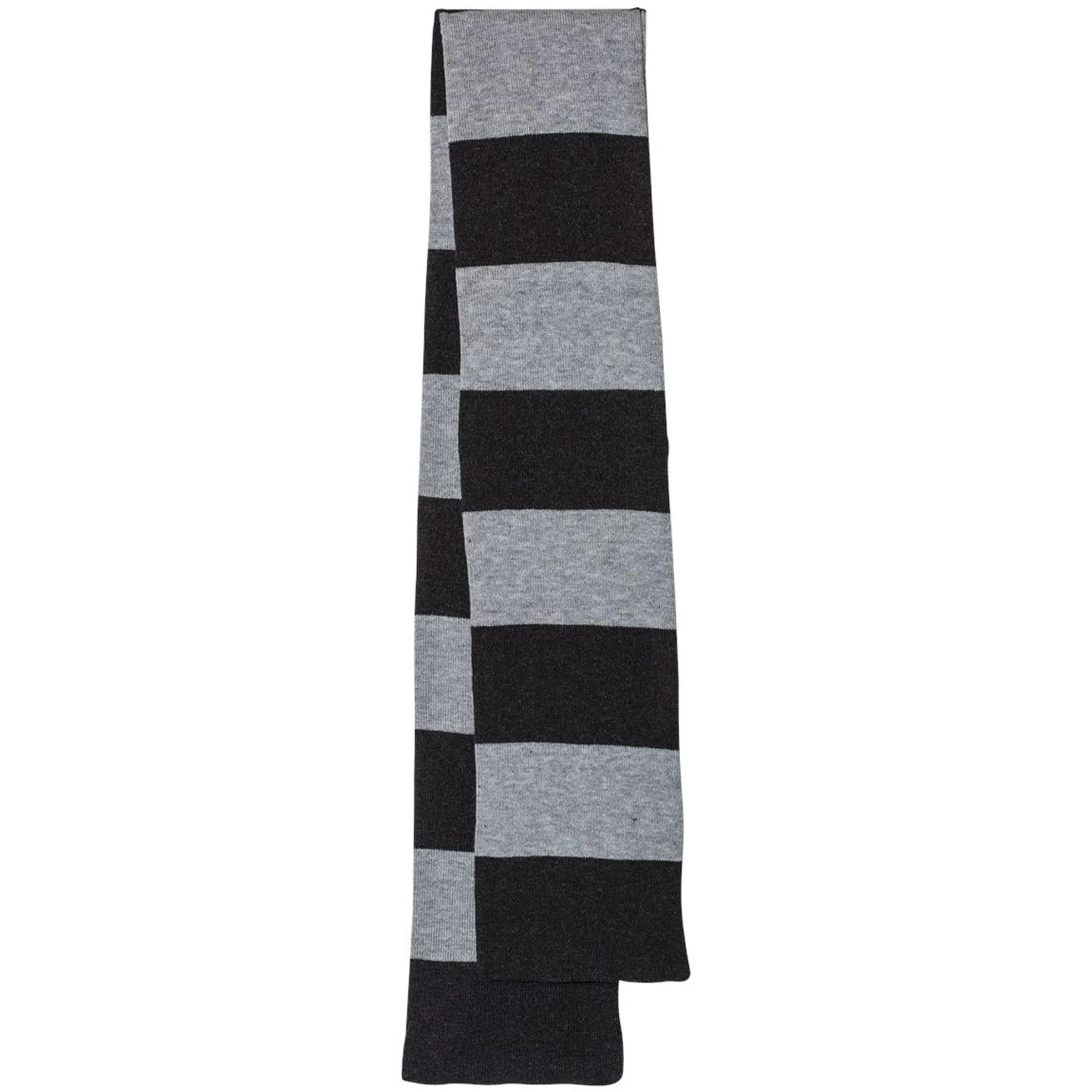 SPORTSMAN RUGBY-STRIPED KNIT SCARF 35