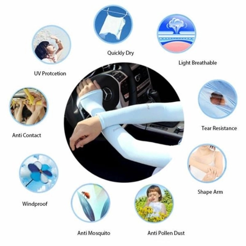 Sun Protection Cooling Sports Arm Sleeves 2