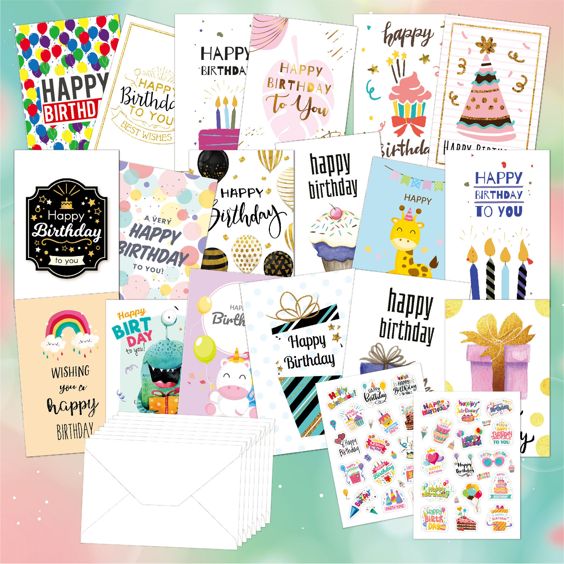 Birthday Card with Envelope 2