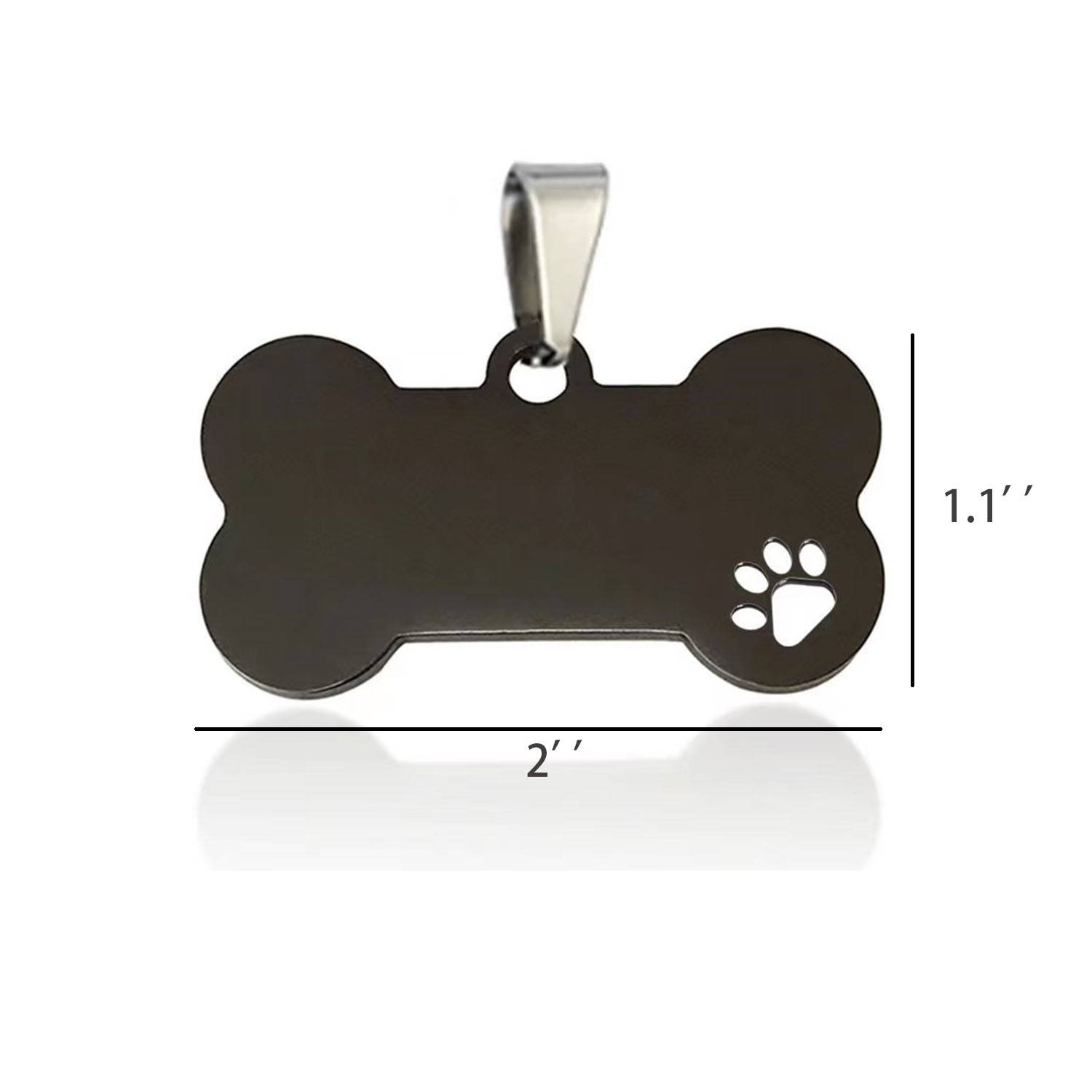 Titanium Steel Pet Pendant Tag 2