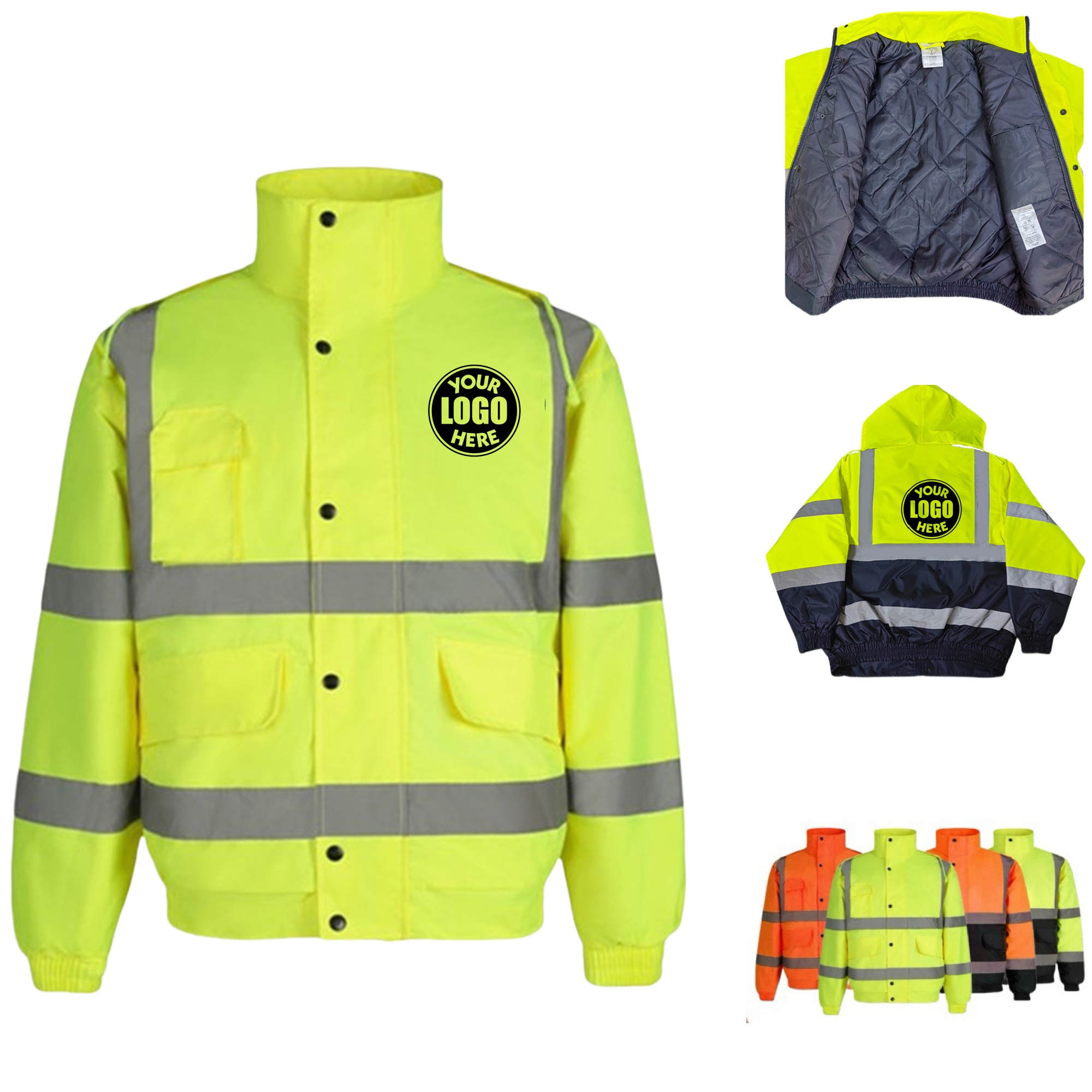 Winter Safety Bomber Jacket 3