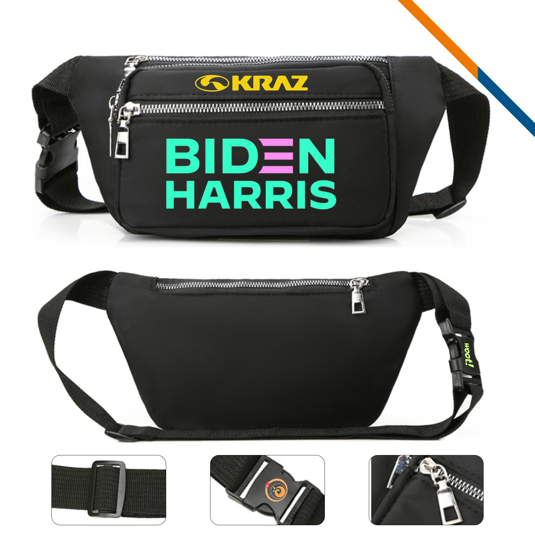 Pulo Oxford Fabric Fanny Pack 7