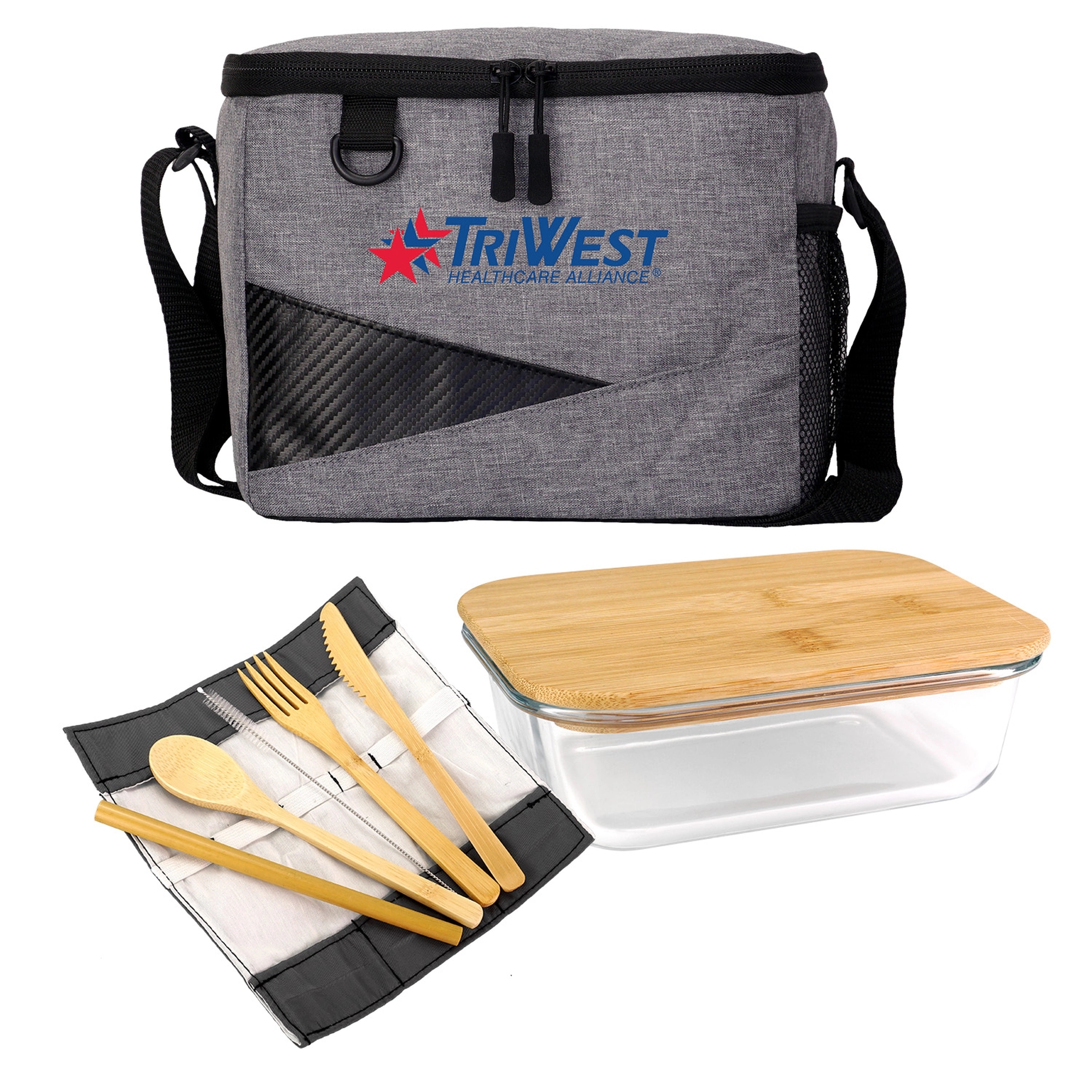 RECYCLED COOLER & BAMBOO SET 19