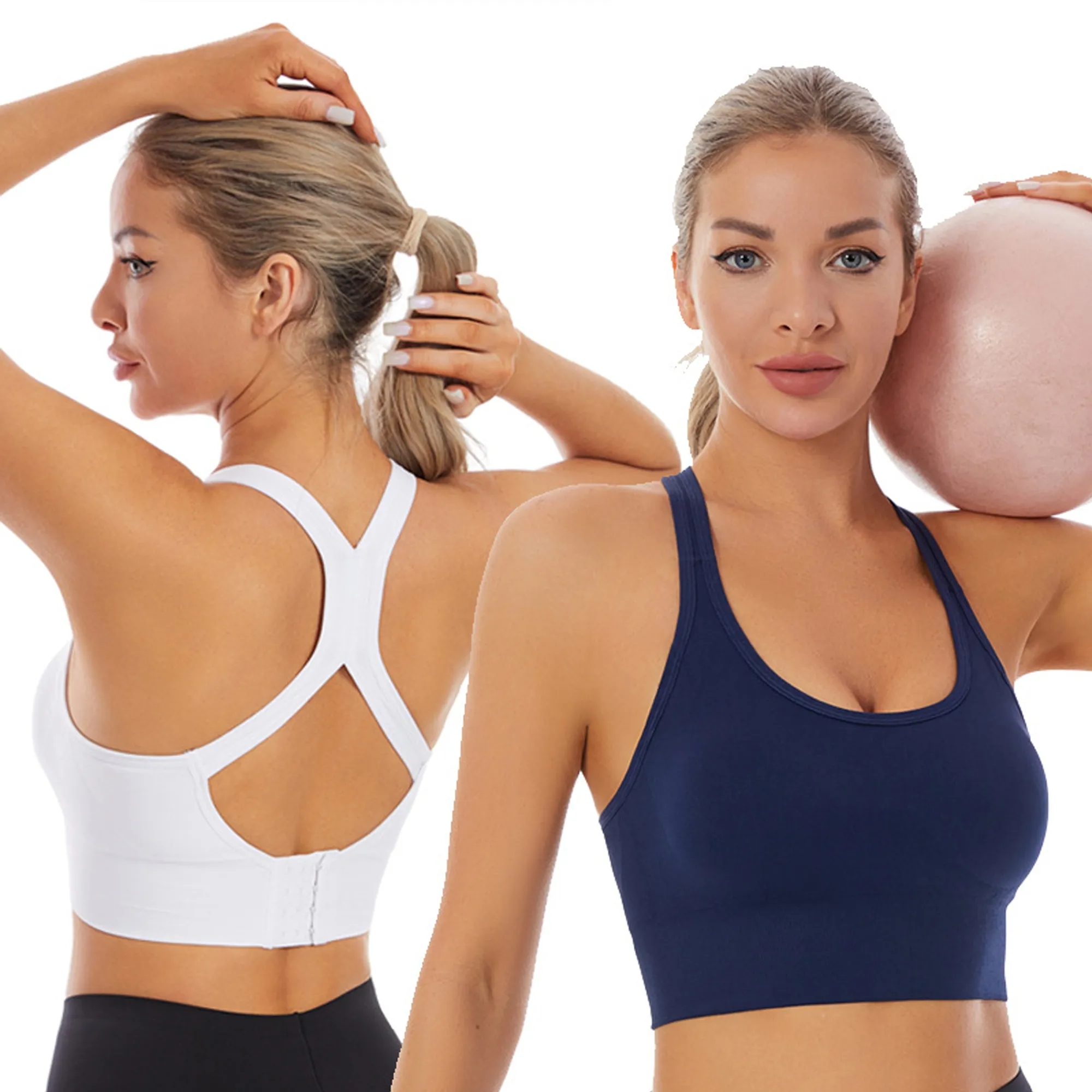 Cross Back Sports Bra 2