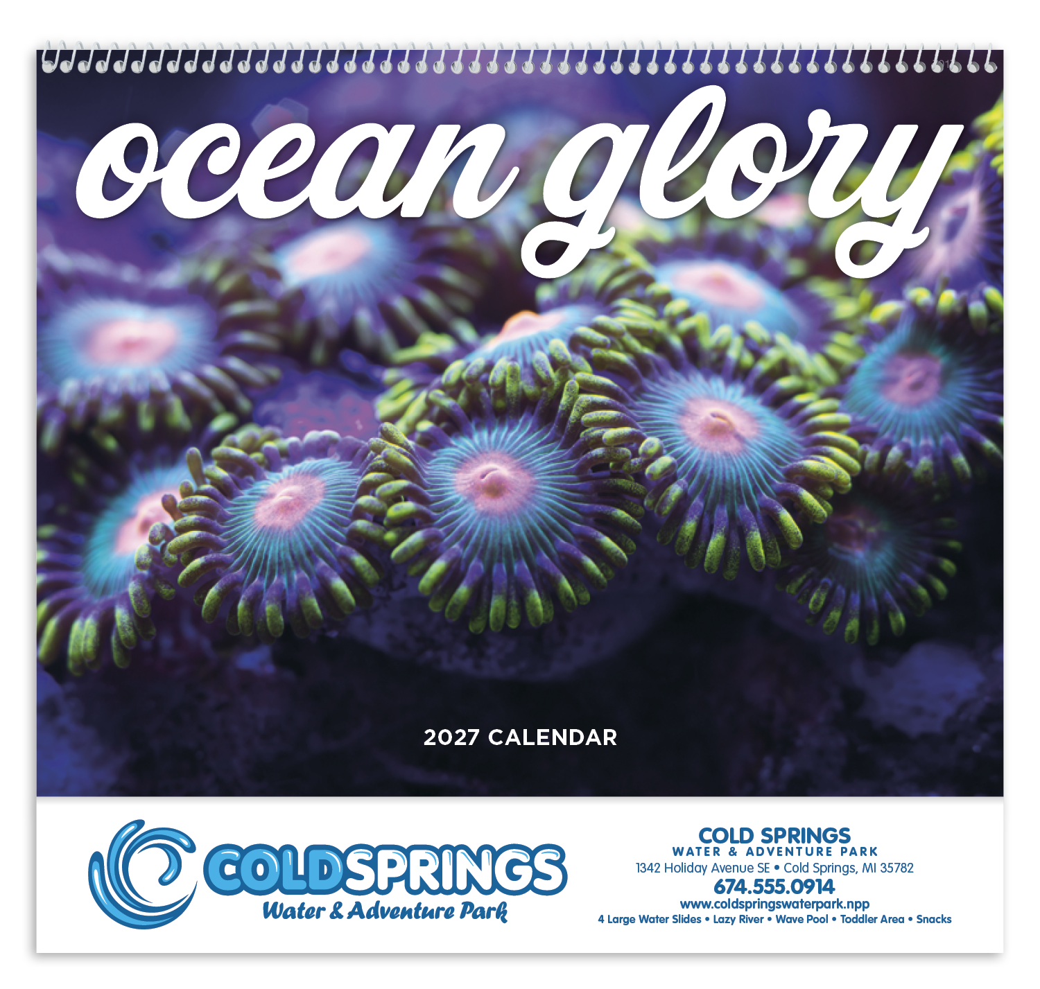 Good Value™ Ocean Glory - Spiral Calendar 66