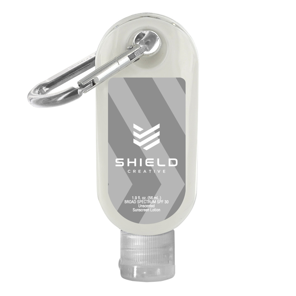 1.9 oz. SPF 30 Sunscreen with Carabiner Hook 5