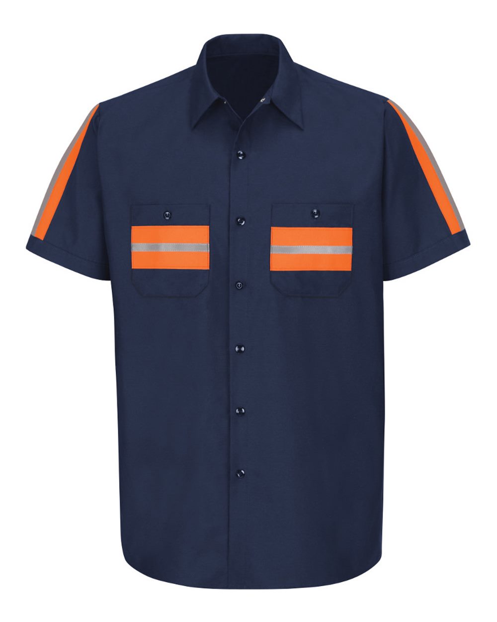 Men's Enhanced Visibility Industrial Work Shirt - SP24E 2