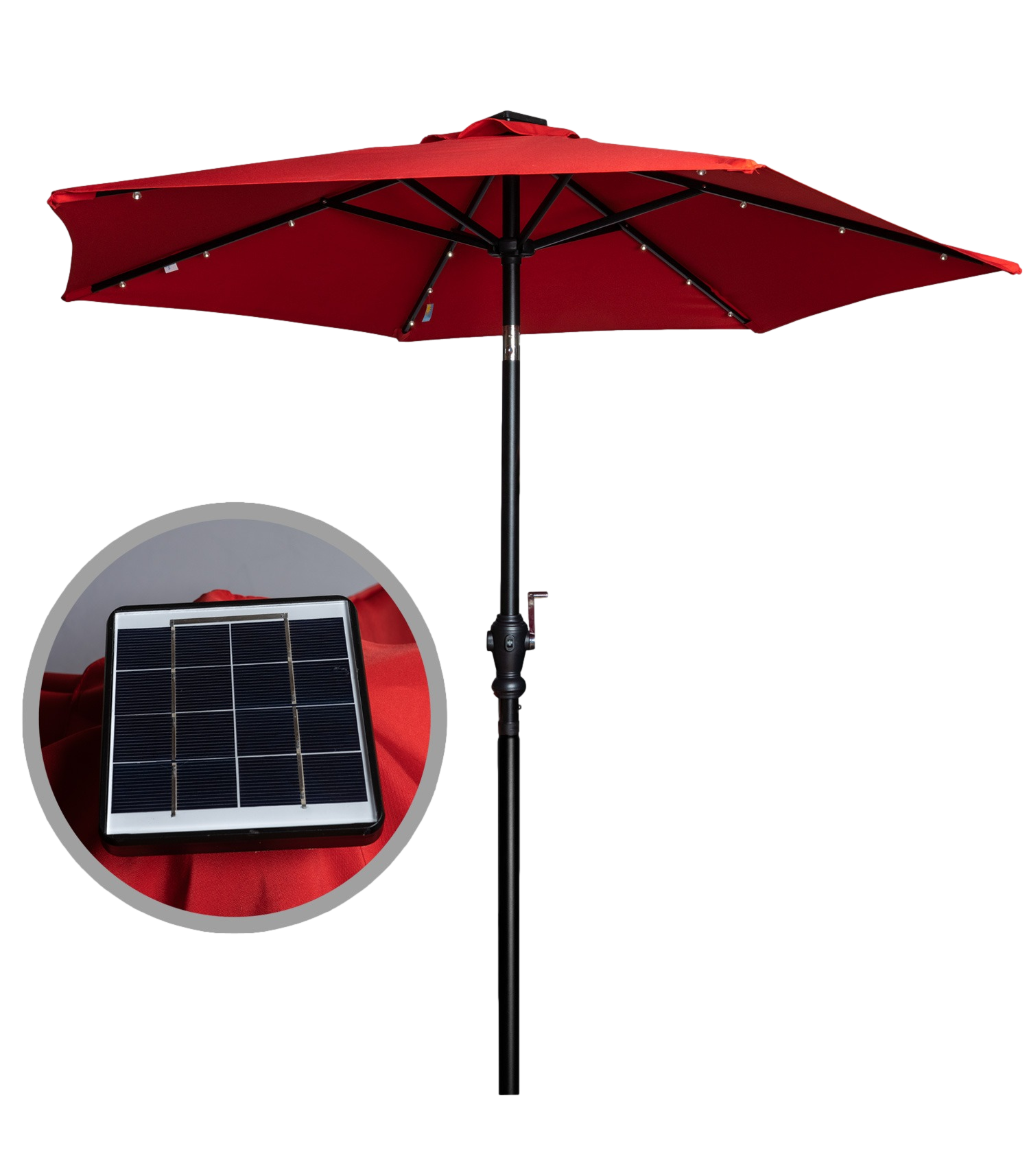 7' LED Market Umbrella