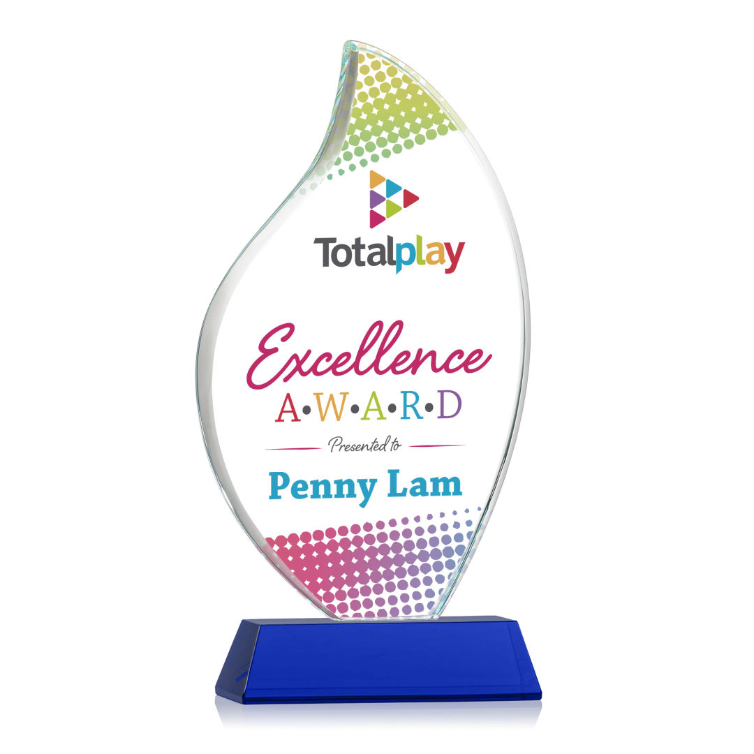 Odessy Flame Vividprint™ Award on Newhaven - Blue 4