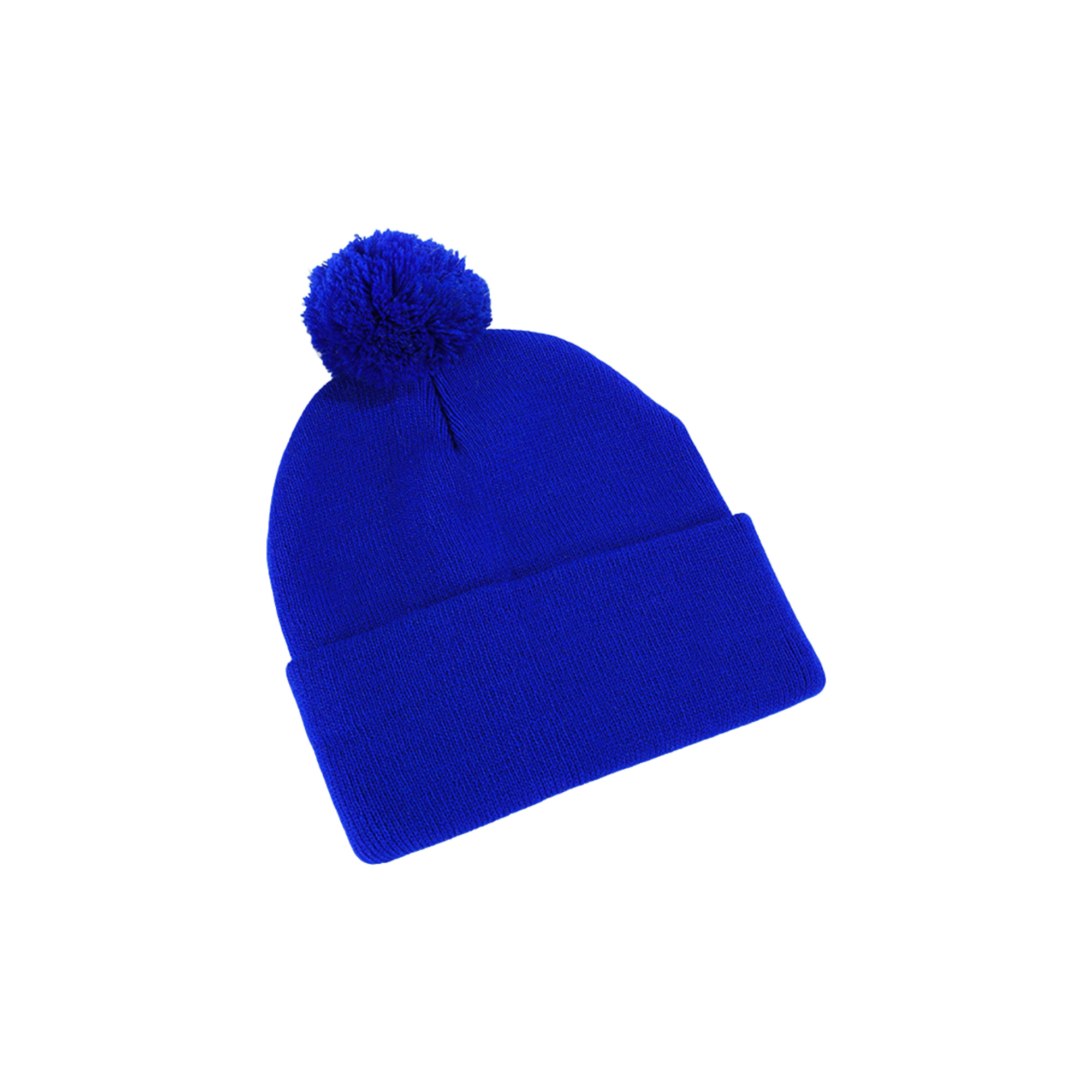 Acrylic Knit Cuff Beanie With Pom 9.1 x 7.5" 2