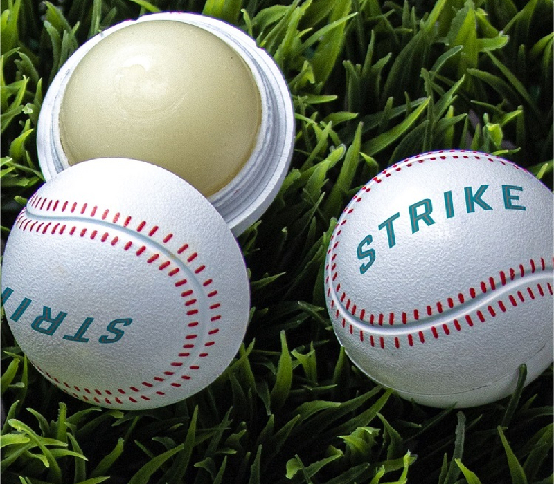 Baseball Lip Balm Ball Moisturizer 3