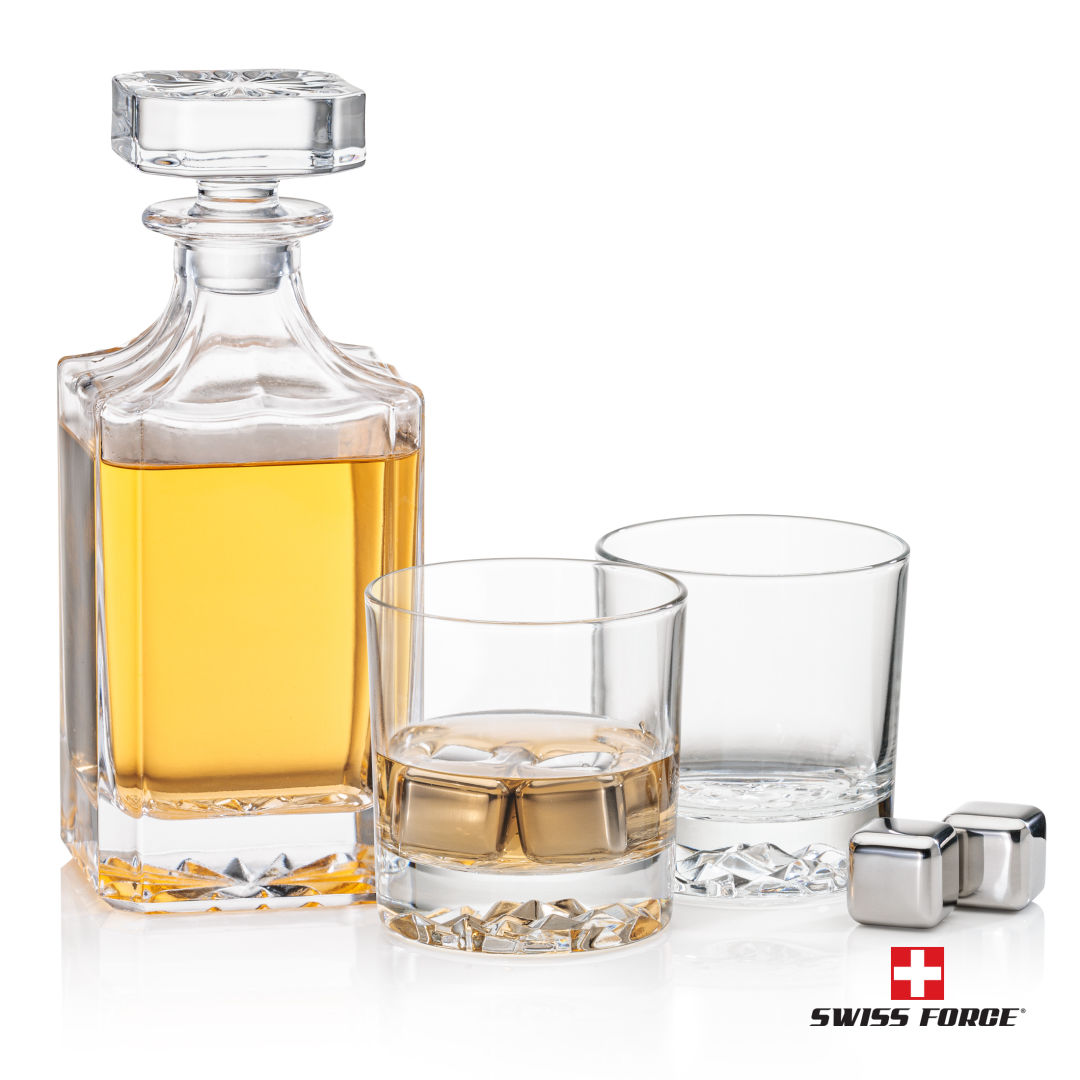 Cassidy Decanter Set & Ice Cubes 4