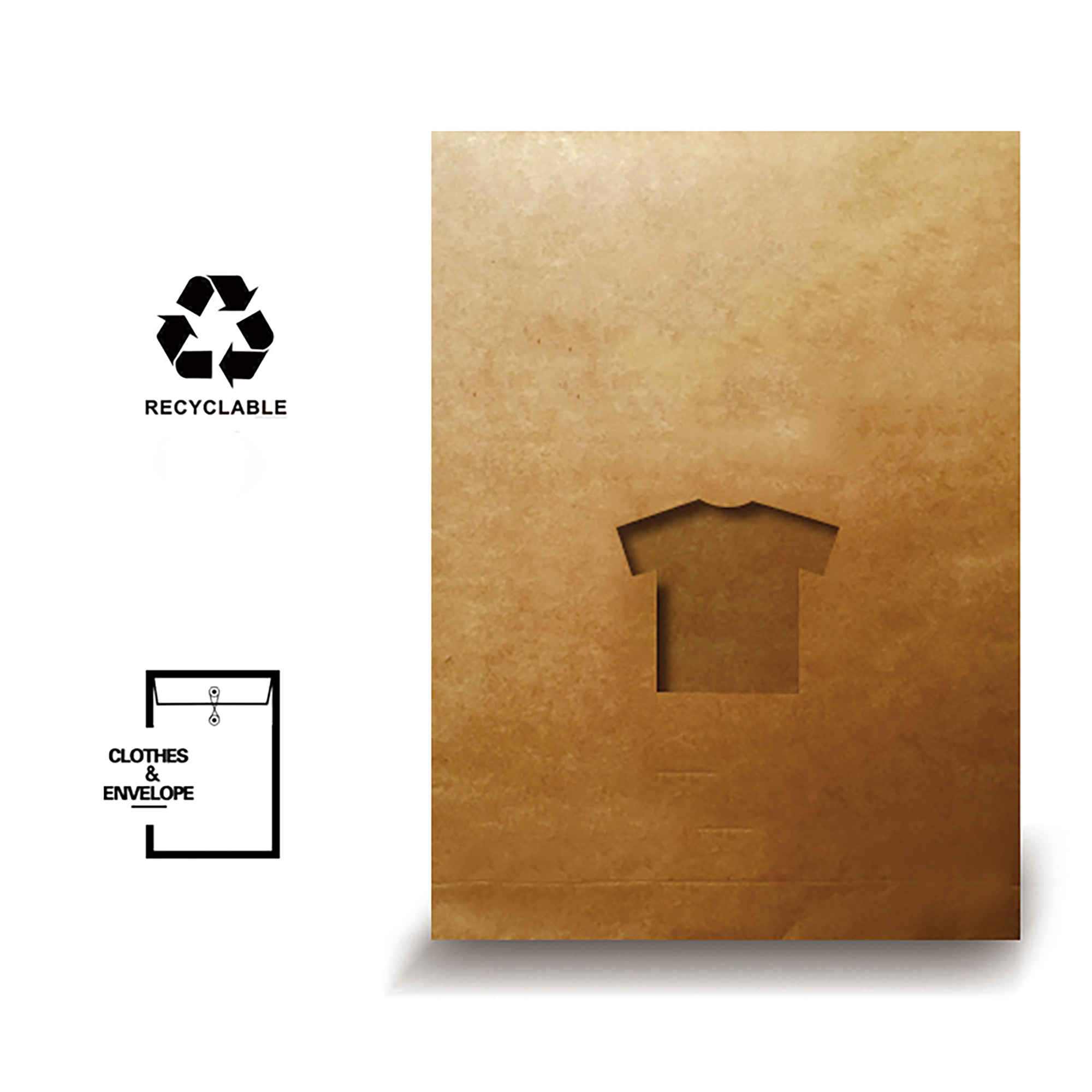 Kraft Paper Garment Packaging Bag 3