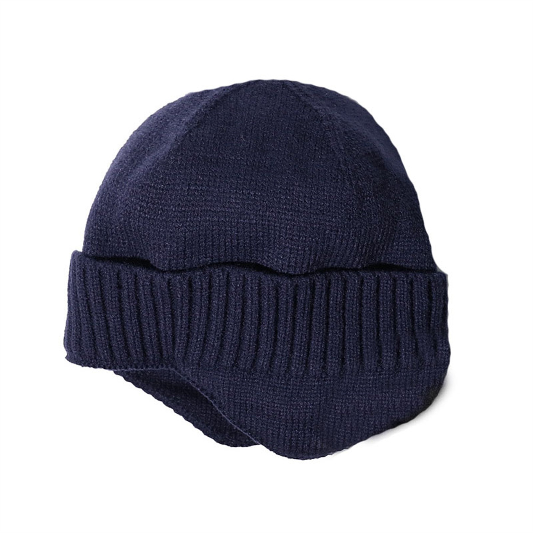 Ear Cover Knit Beanie Hat 2