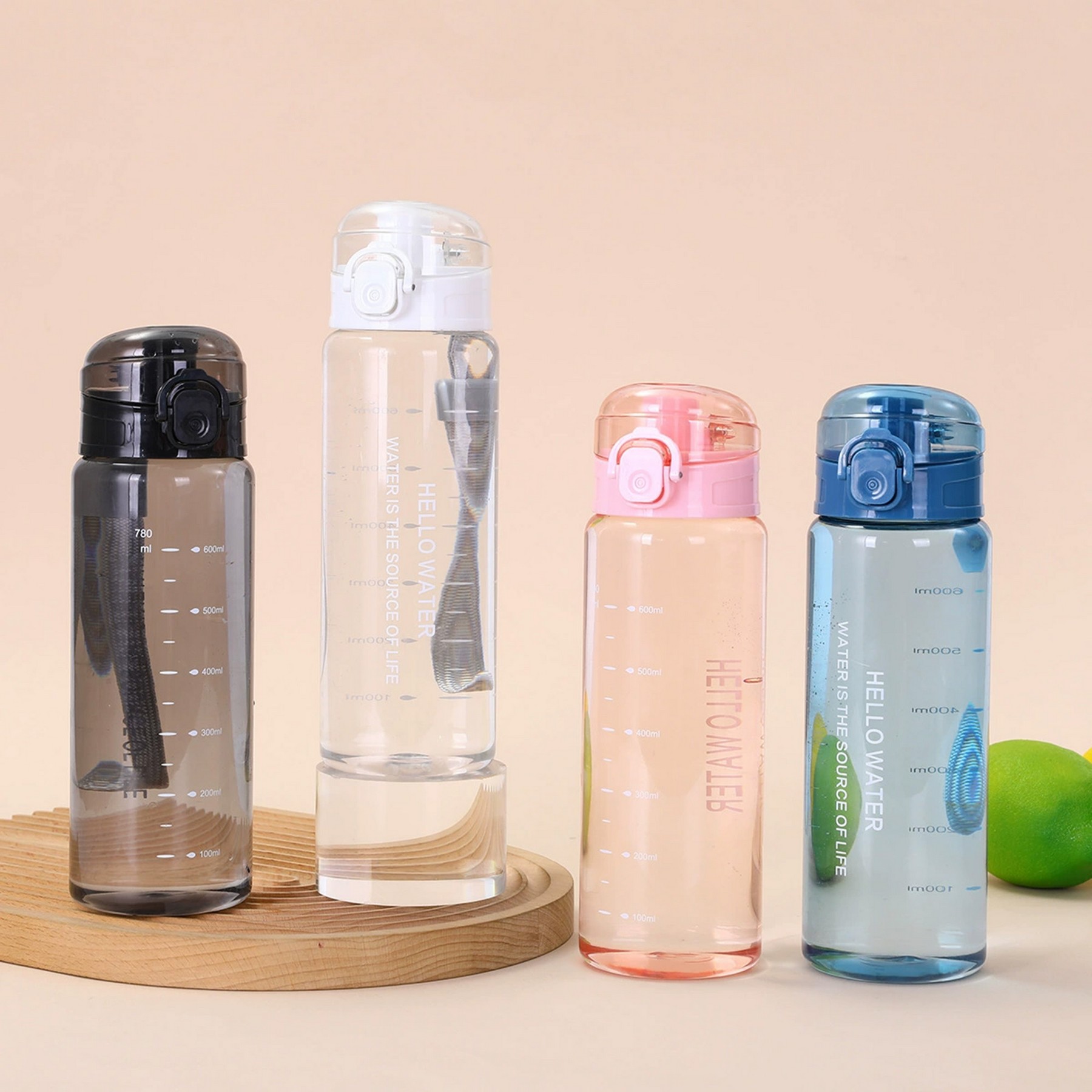 Graduated Sport Plastic Bottle 2