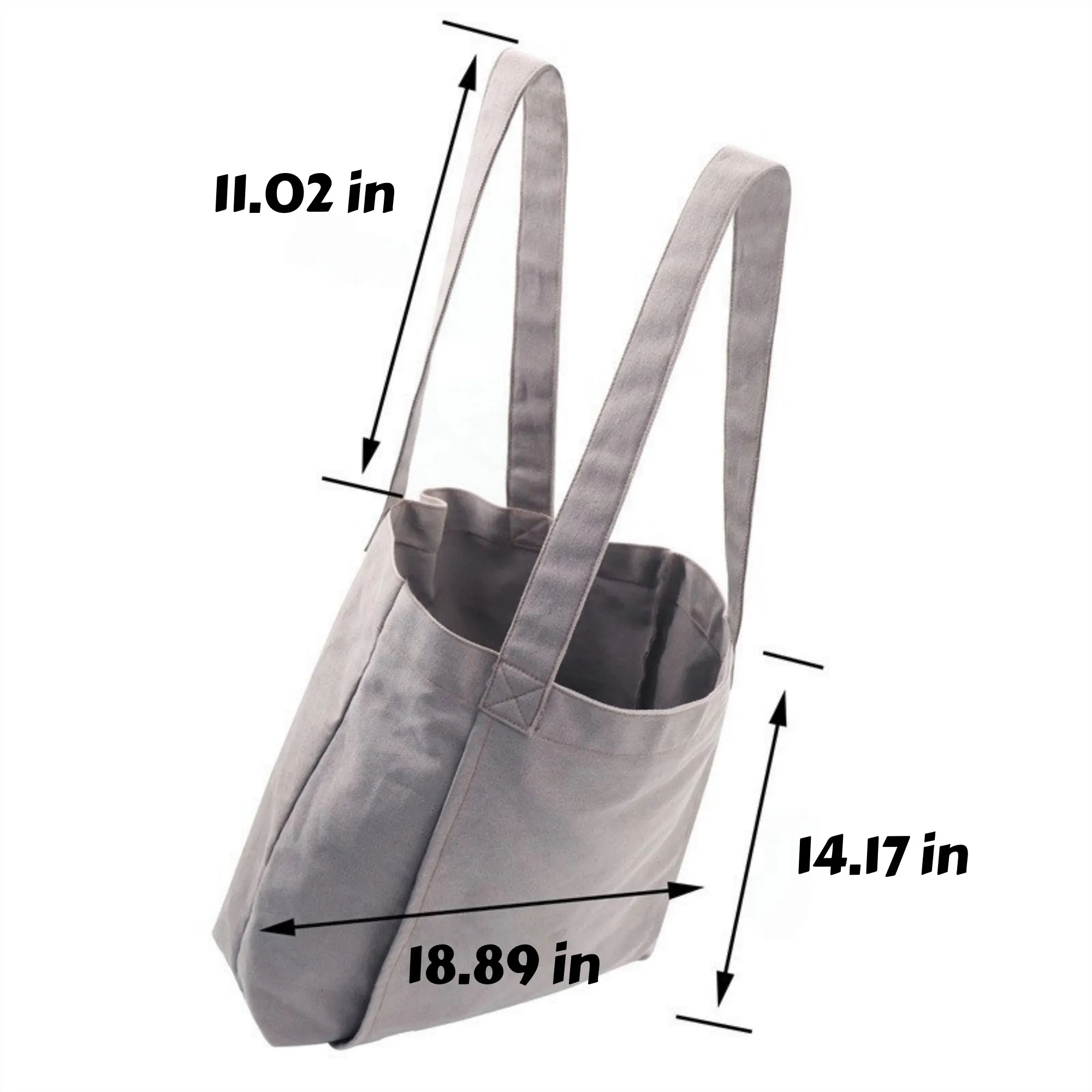 Multi-functional Yoga Canvas Tote Bag, custom tote bag with logo imprint 3