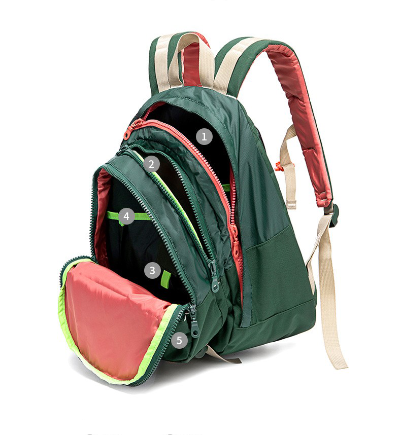 Campus Backpack Large Capacity Travel Daypack For Women 8