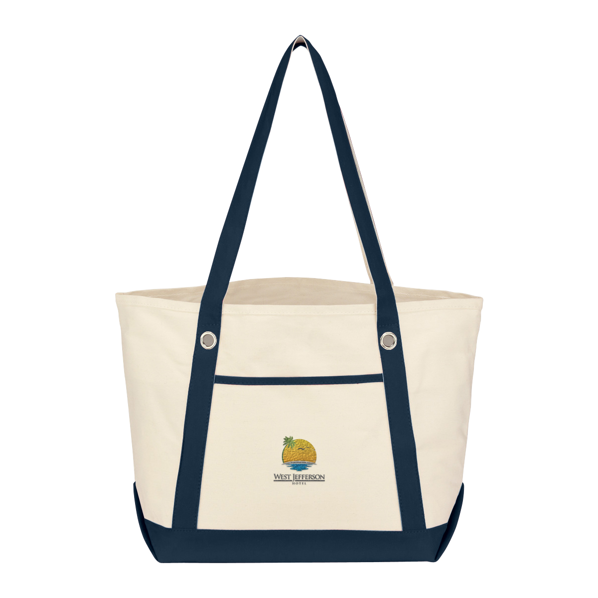 Medium Cotton Canvas Sailing Tote Bag 19