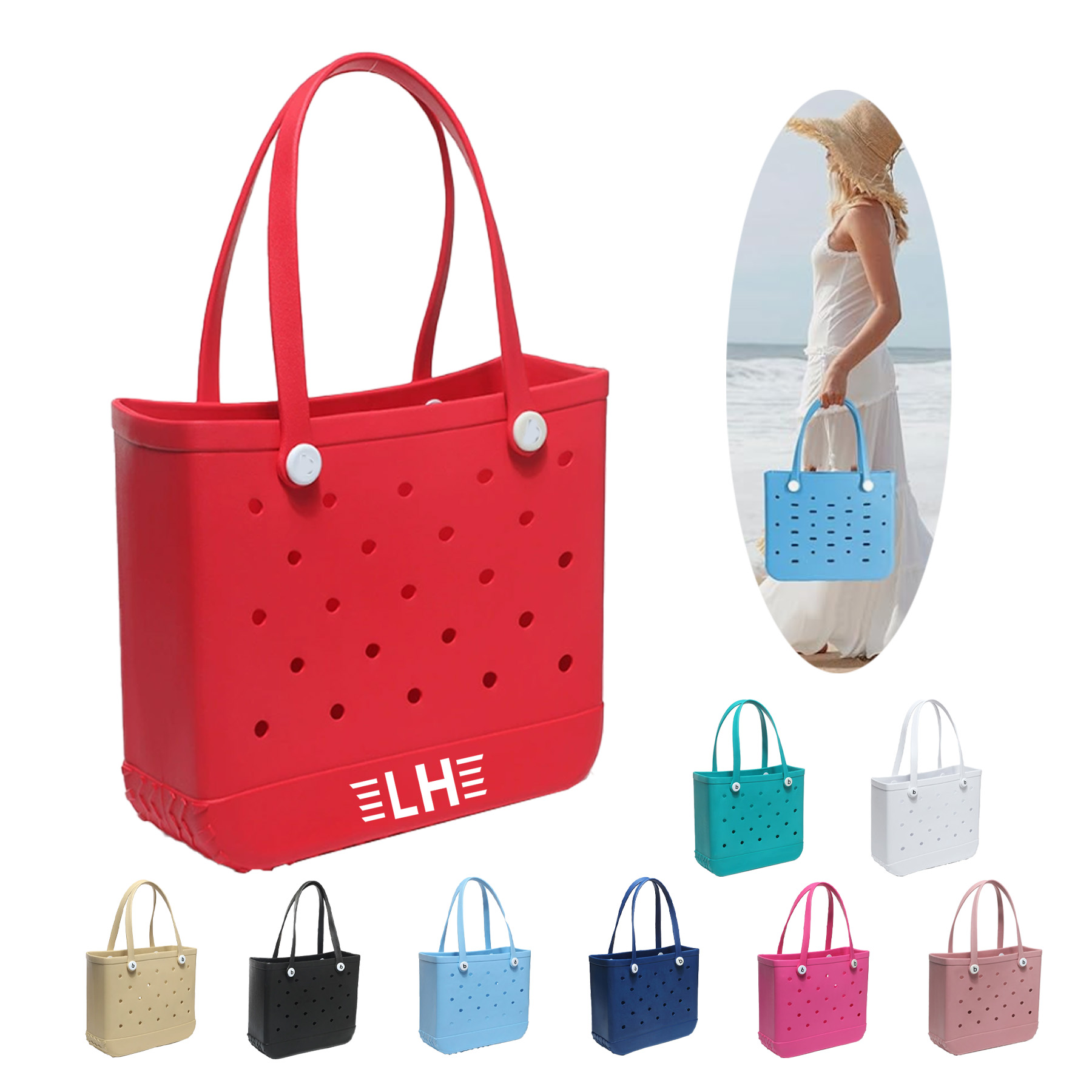 Outdoor EVA Beach Hollowed Out Handbag 5