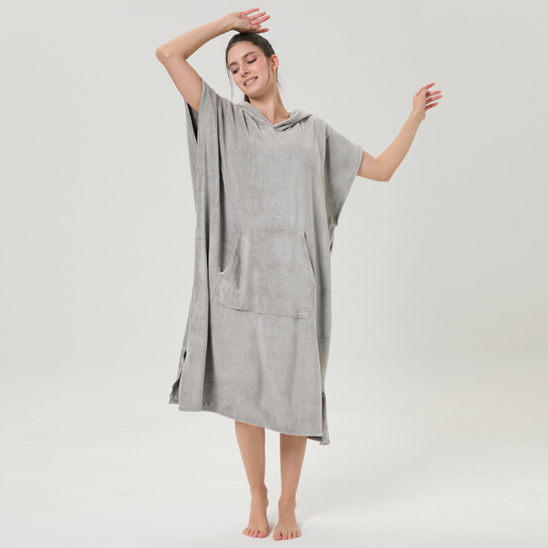 Surf Poncho Changing Robe with Hood 5