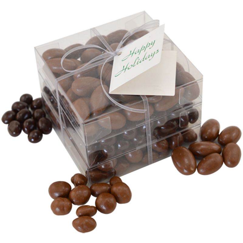 3 Way Chocolate Covered Stack Acetate Tower 1