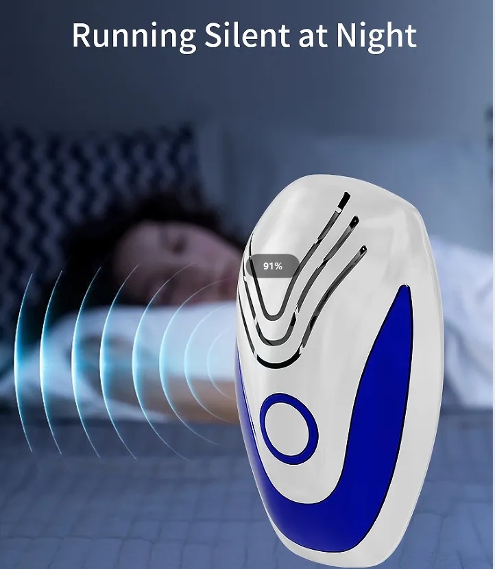 2025 Upgraded Ultrasonic Pest Repeller for Roaches Mice Bugs Eco Safe Plug in 2