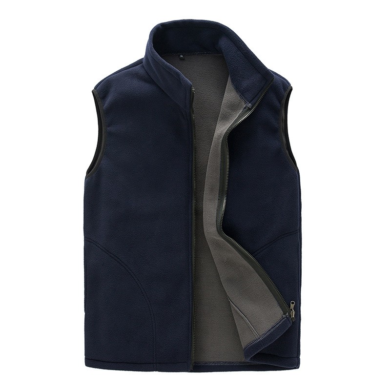 Men's Winter Autumn Fleece Warm Sherpa Thermal Vest 4