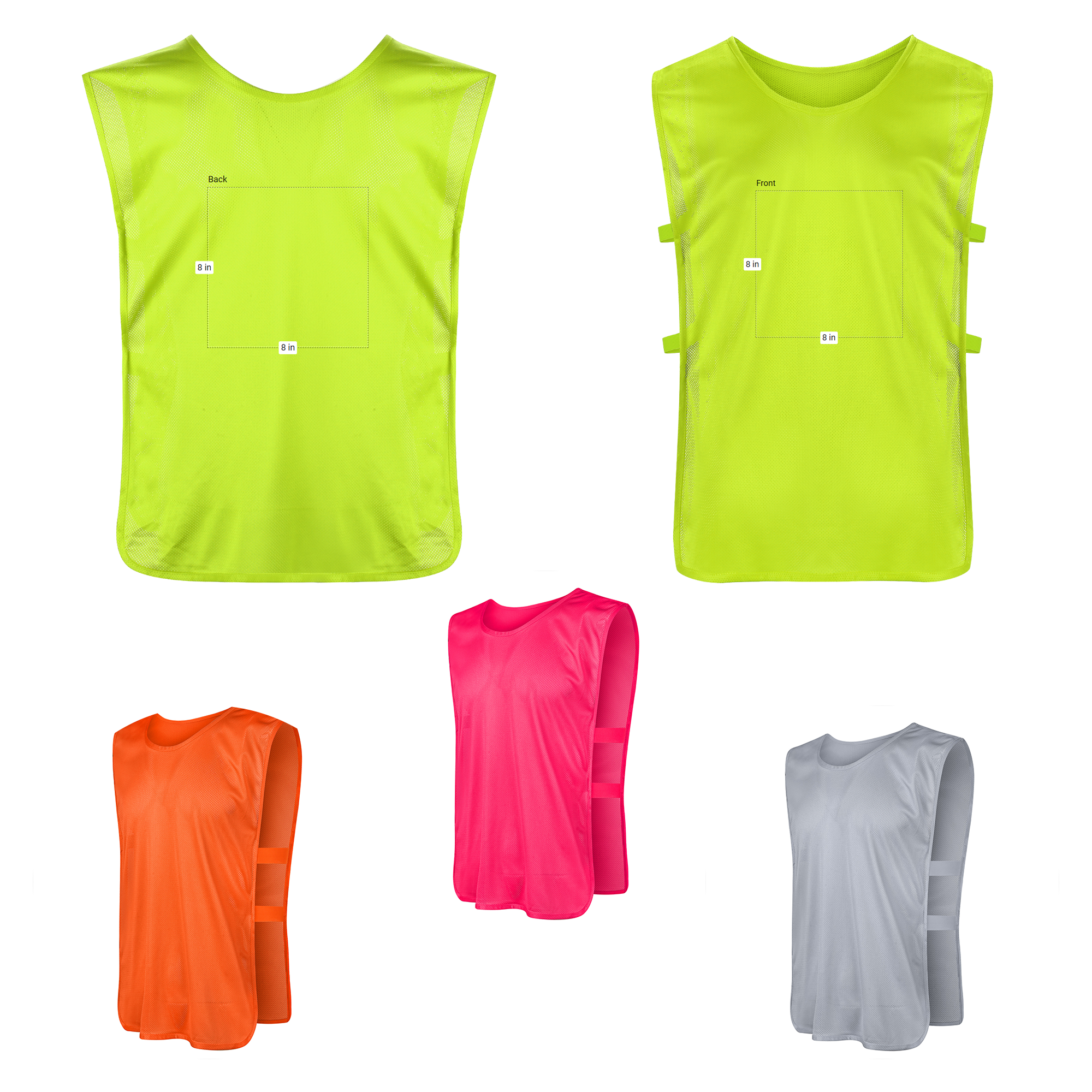 MOQ 50pcs Athletic Team Pinnies 2