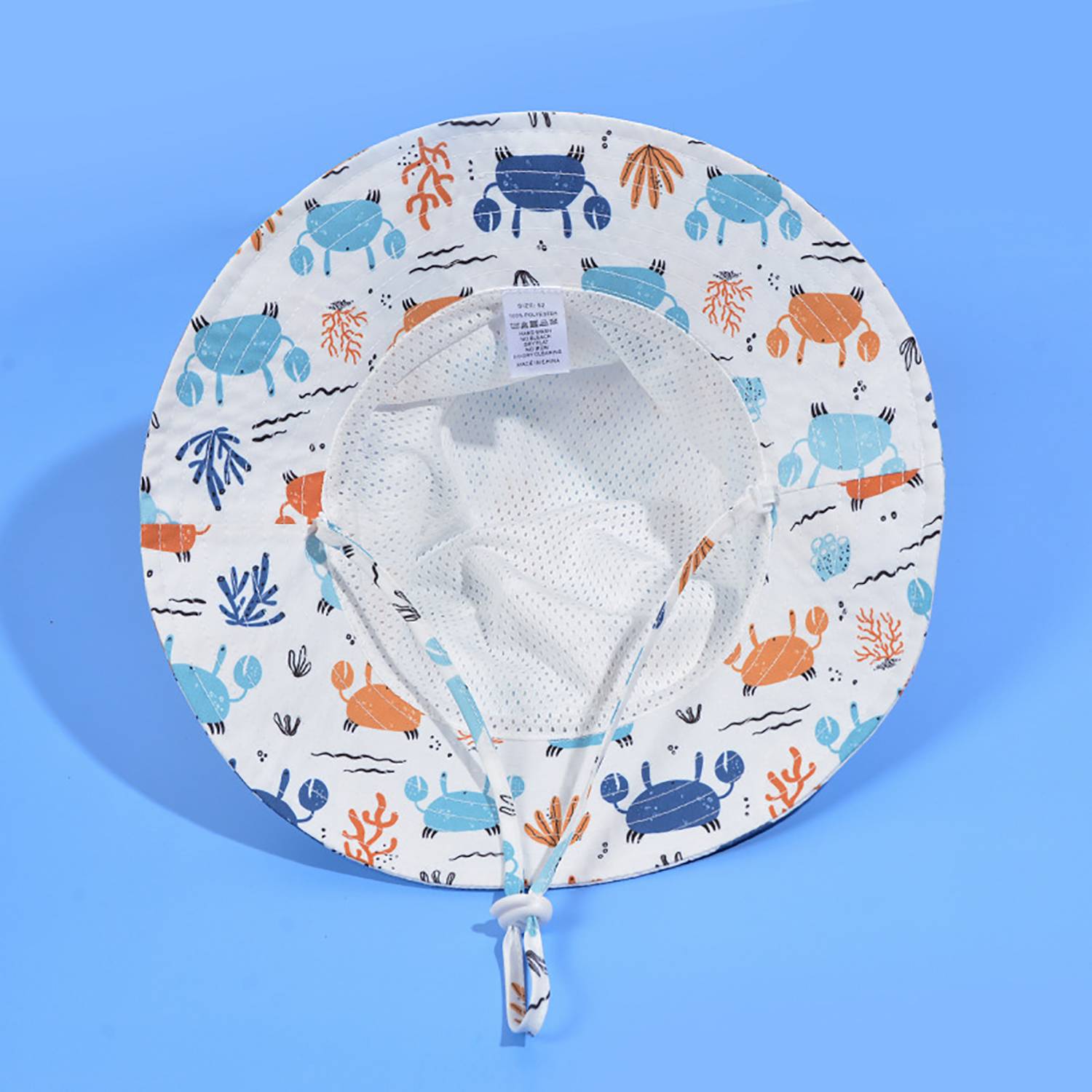 Kids Sun Protection Beach Hat w/ Wide Brim 5