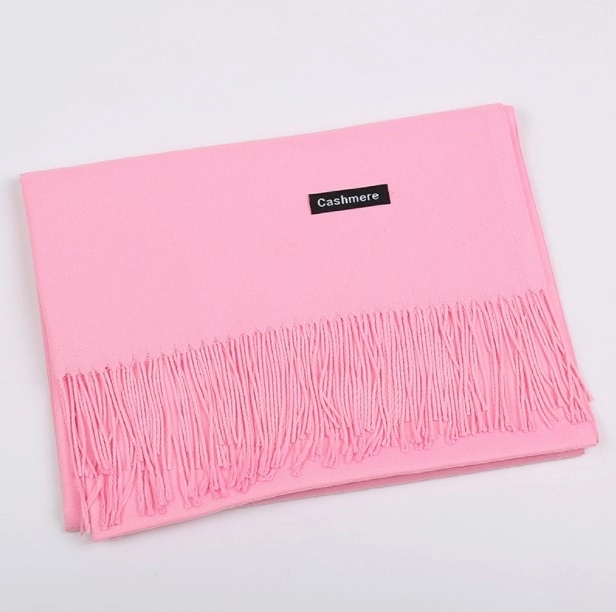 Autumn And Winter Solid Color Imitation Cashmere Scarf 4