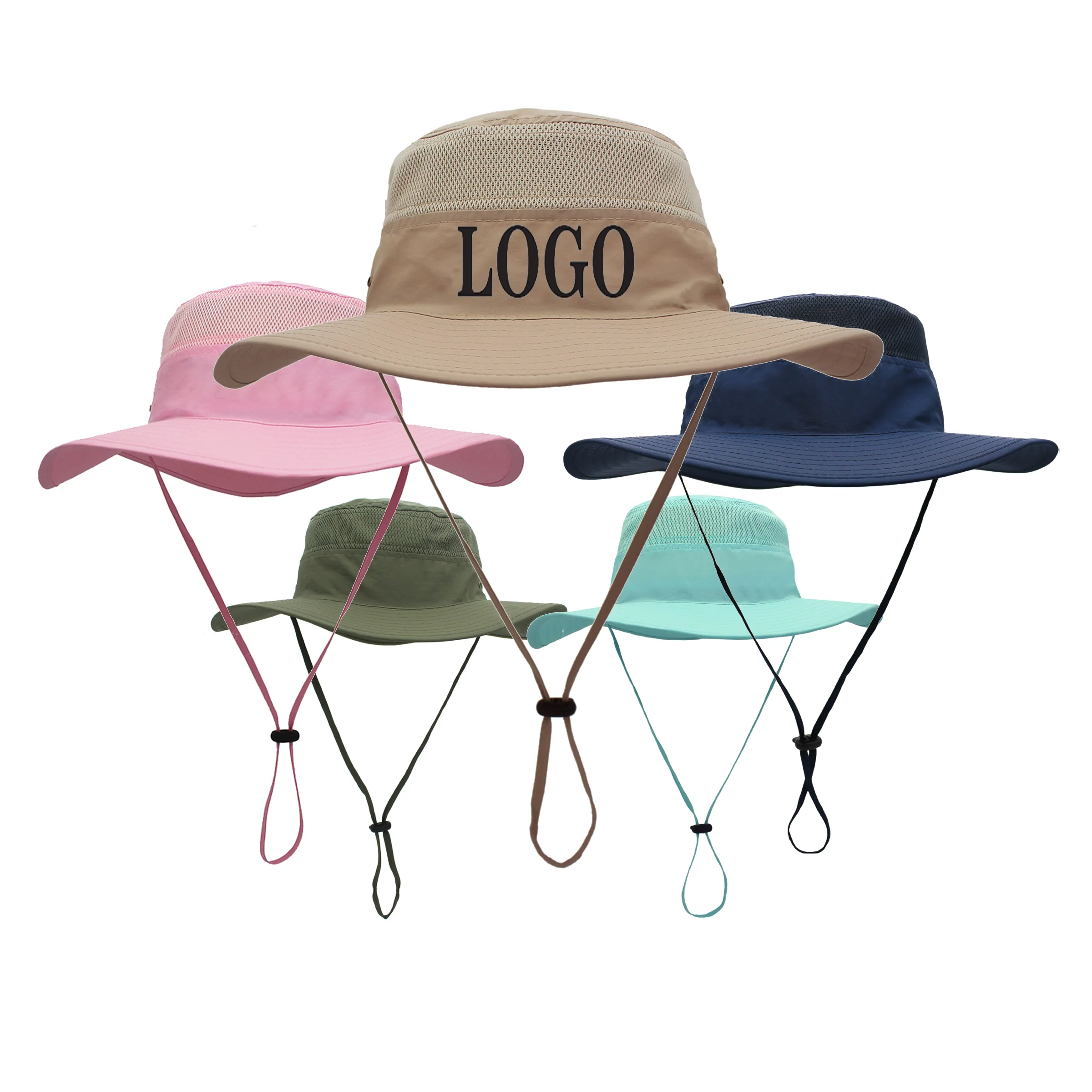 Wide Brim UV Sun Protection Fishing Hiking Bucket Hat 12