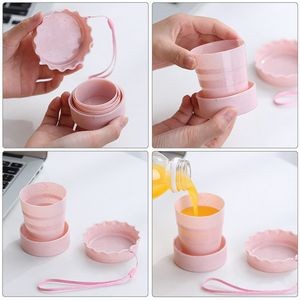 Innovative Cap Shaped Collapsible Plastic Cup 5