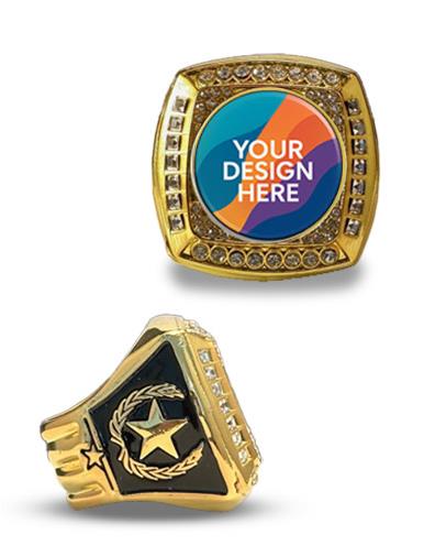 Premium Custom Championship Ring Gold 2