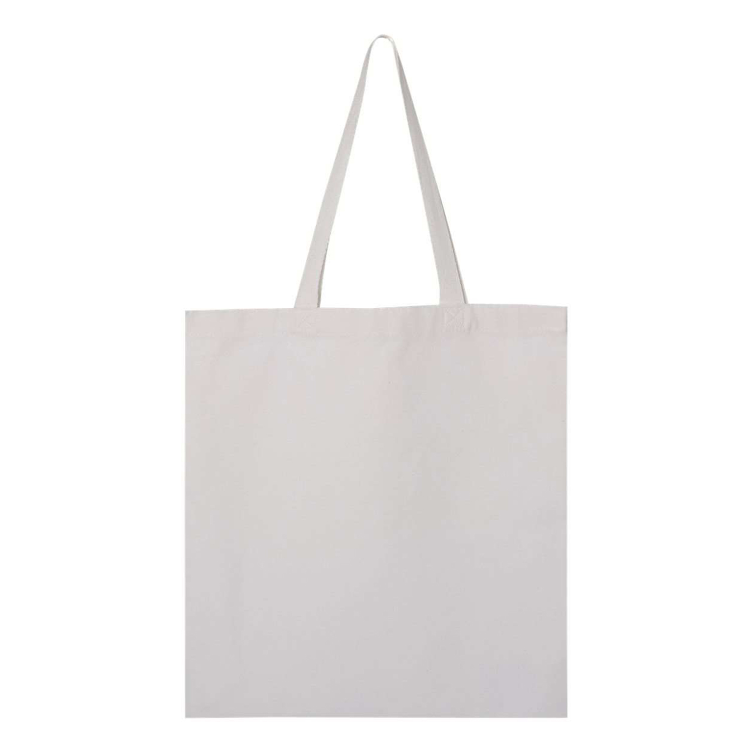 Canvas Slim Tote w/ Webbing Handles 21