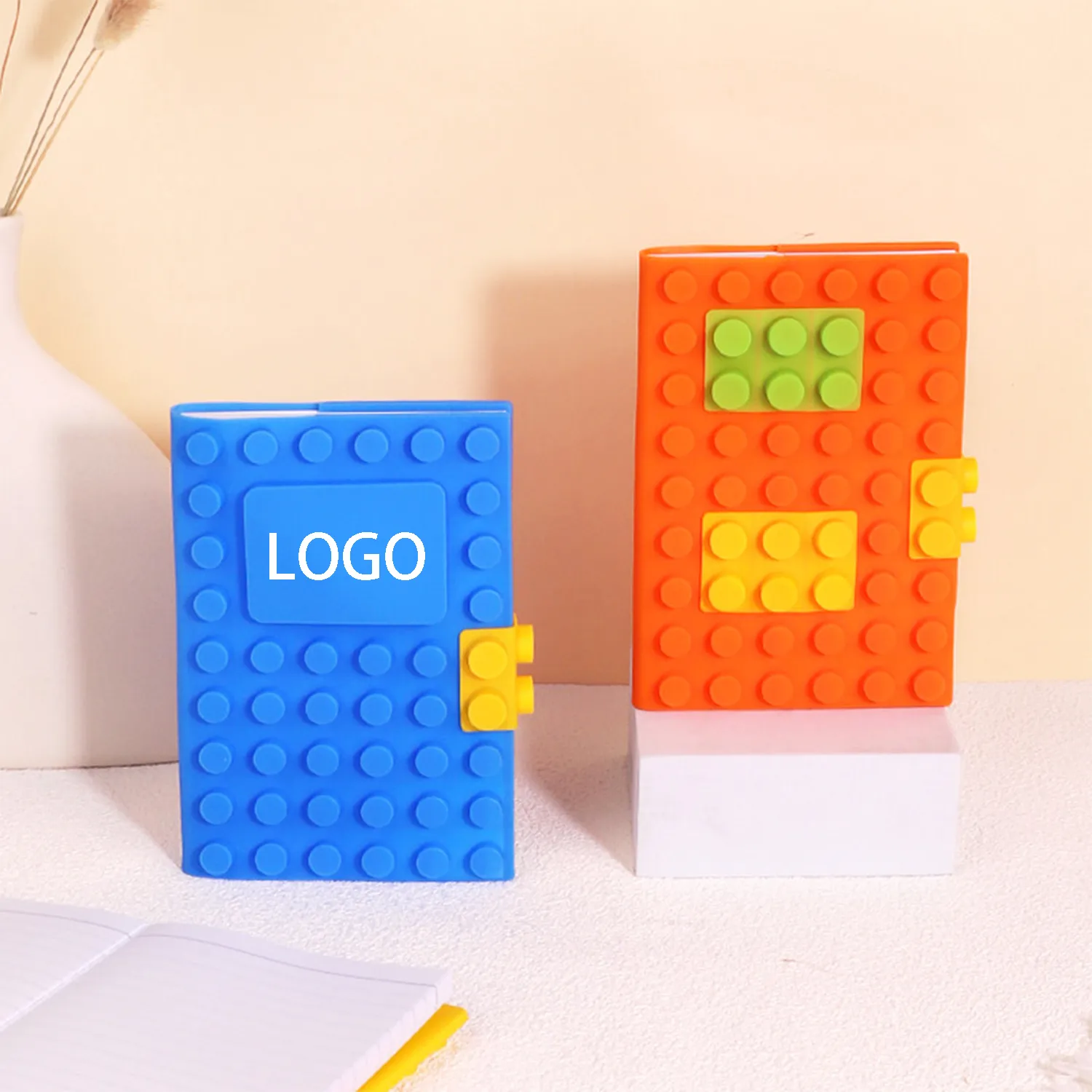Silicone building block notebook 4