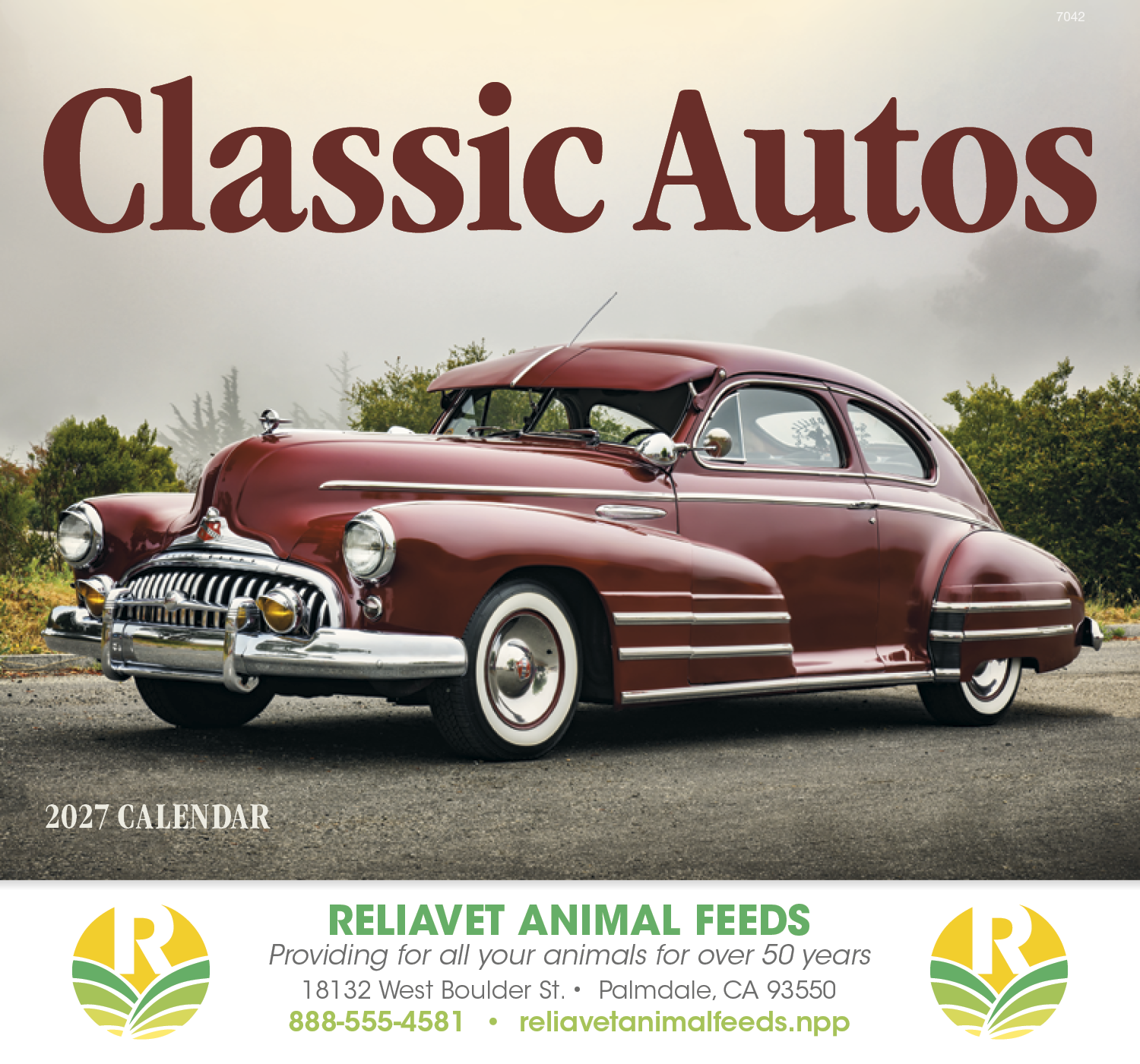 Good Value™ Classic Autos - Stapled Calendar 24