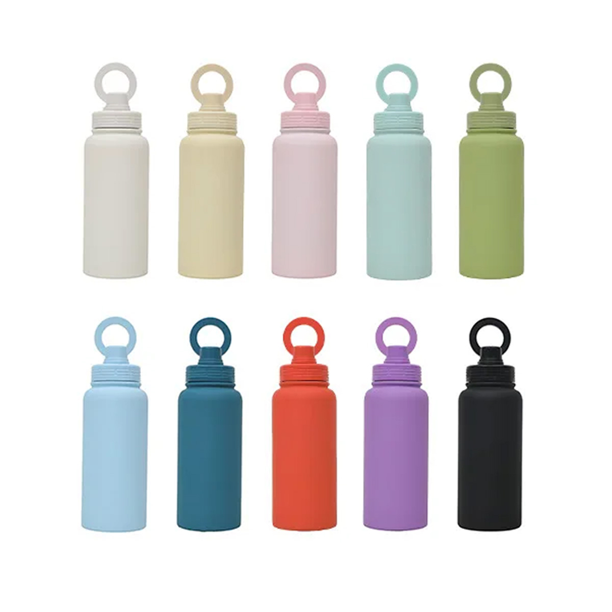 18Oz. Magnetic Lid Water Bottle with Phone Stand Function 3