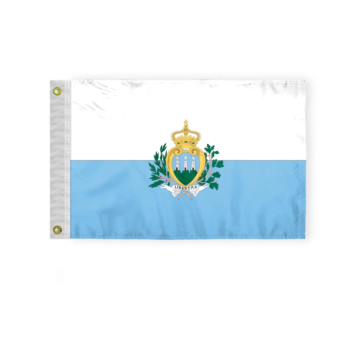 World Flag - San Marino With Seal 15