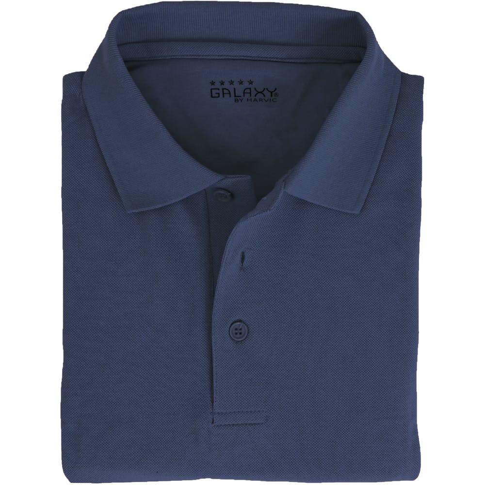 Adult Uniform Polo Shirts - Navy Short Sleeve Medium 2
