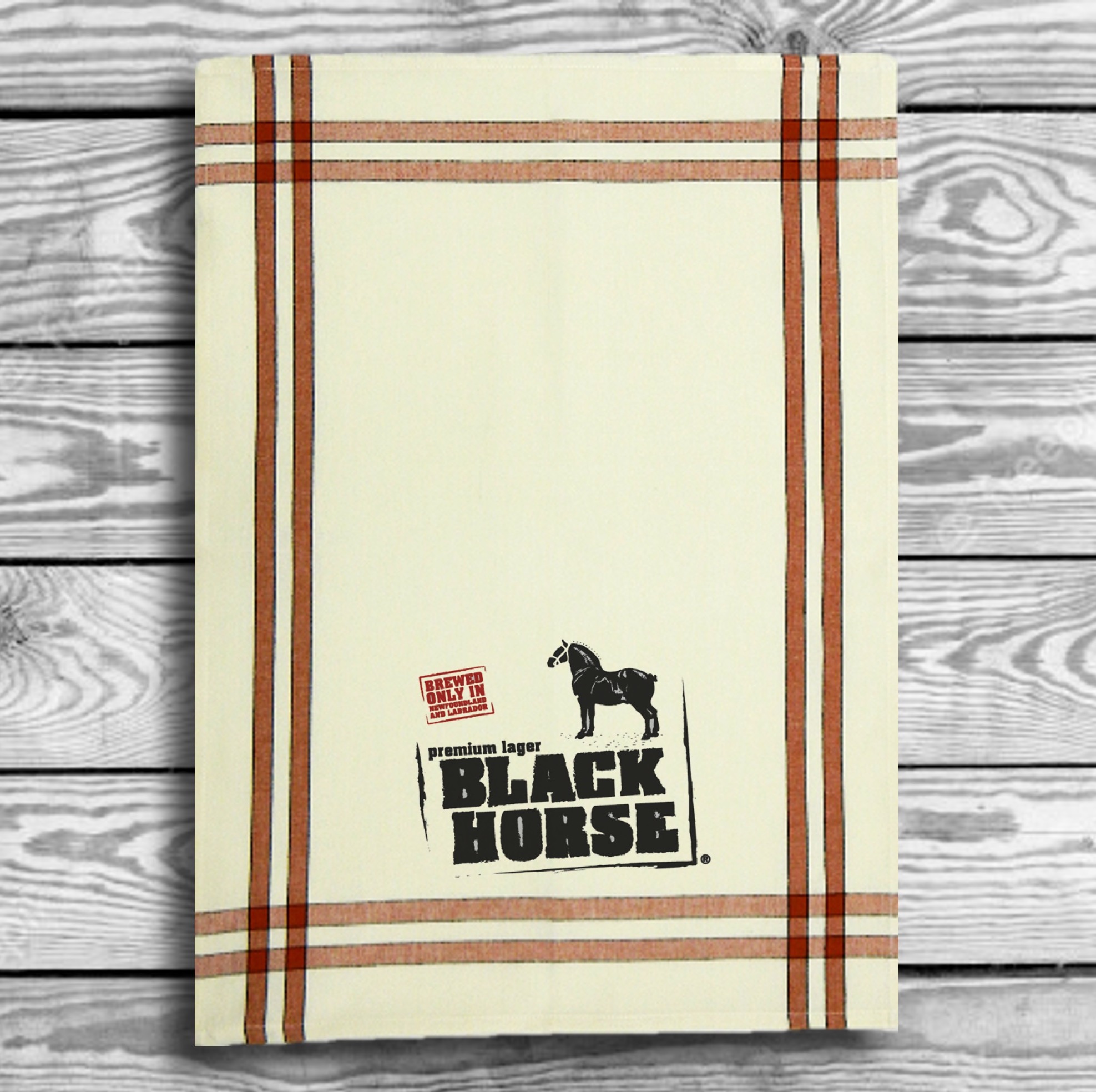 Red/Black Double Stripe Kitchen Towel - 20"x28" 7