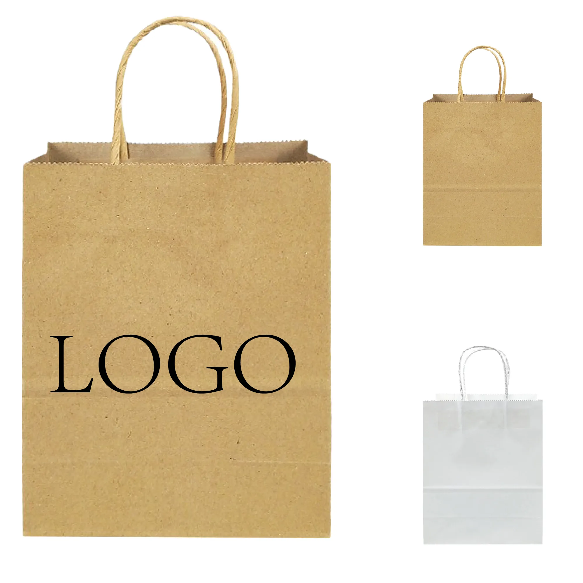 Custom Kraft Paper Gift Bag 6