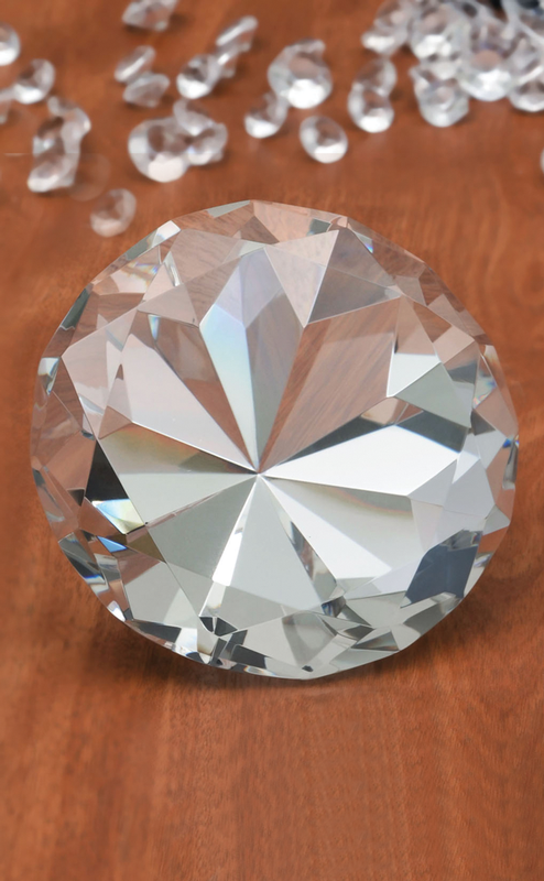 Large Diamante Paperweight 3