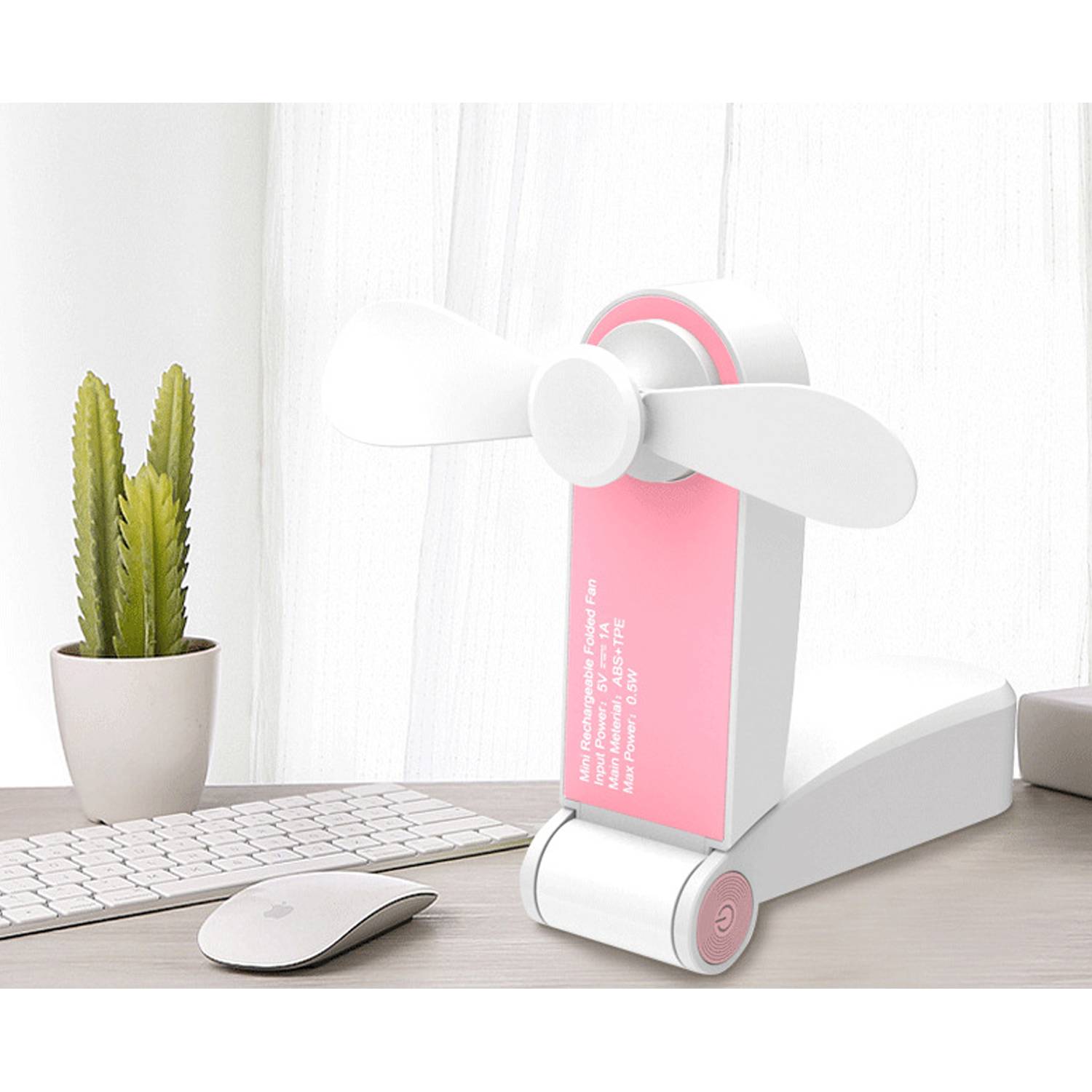 Mini Rechargeable Foldable Fan 4