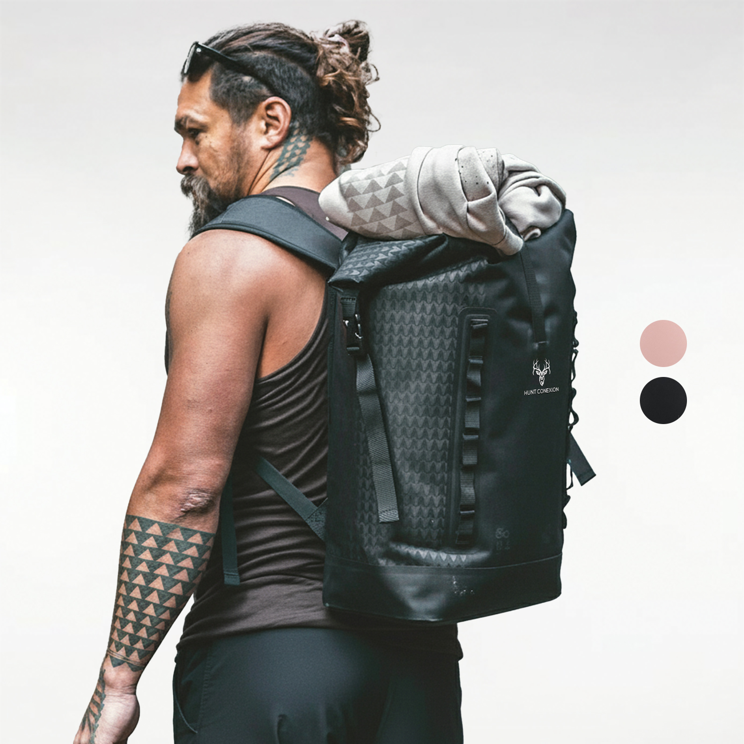 GOT BAG® ROLLTOP Jason Mamoa – GOTS Certified Ocean Plastic Backpack 19